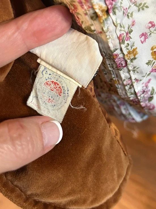 Paddle Saddle 1970’s Brown Velvet Blazer Sz M Union Made - Picture 6 of 7